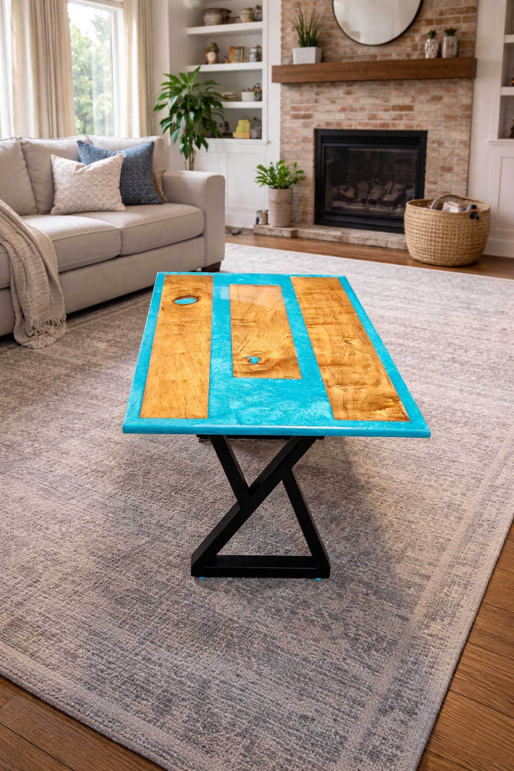 Handmade Epoxy Coffee Table