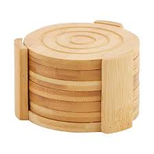 Solid Wood Coaster Set — Custom Set Size