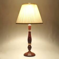 Handcrafted Wooden Table Lamp — Custom Base
